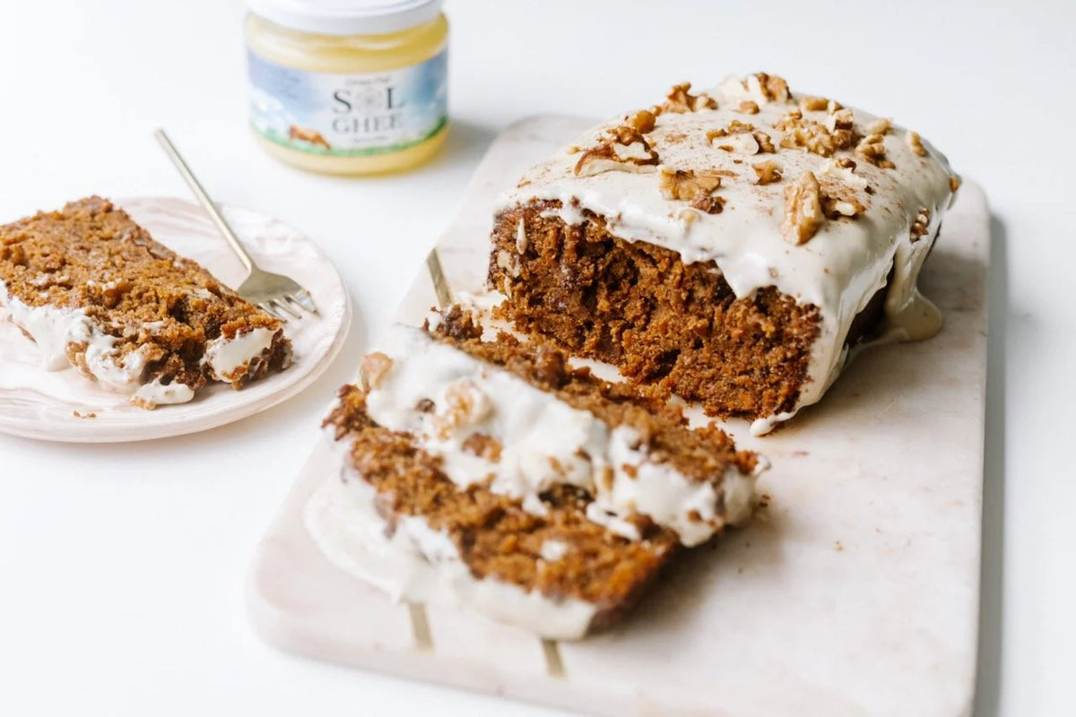 Carrot Cake with Cashew Frosting