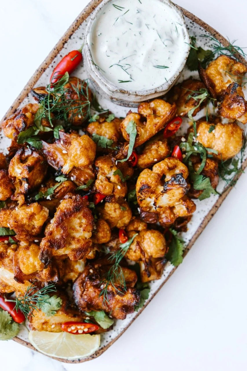 Curried Cauliflower Wings