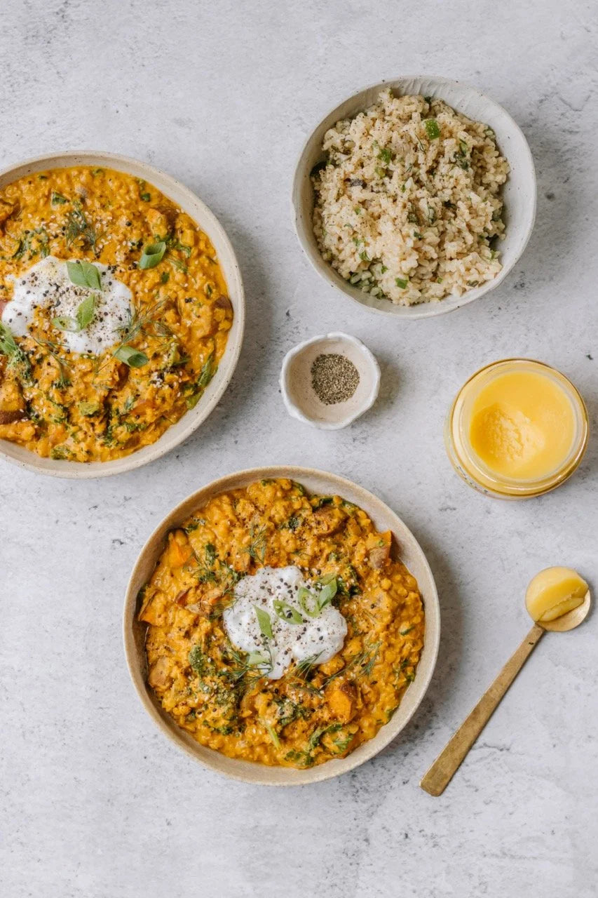 Lentil + Sweet Potato Curry
