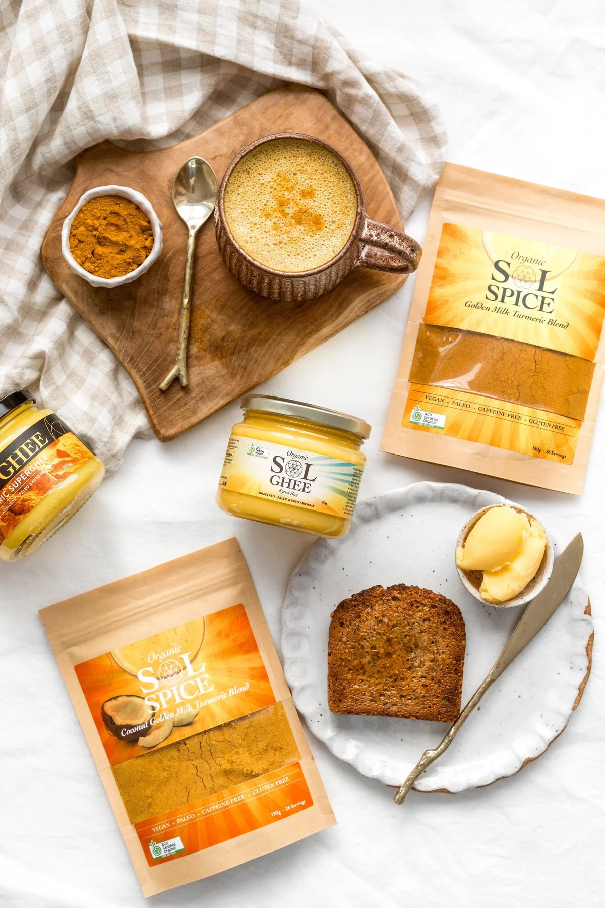 Ayurvedic spices used in Sol Organics ghee and dhal blends
