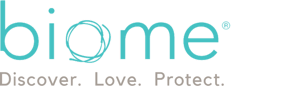 Biome Stores logo, stockist of Sol Organics ghee
